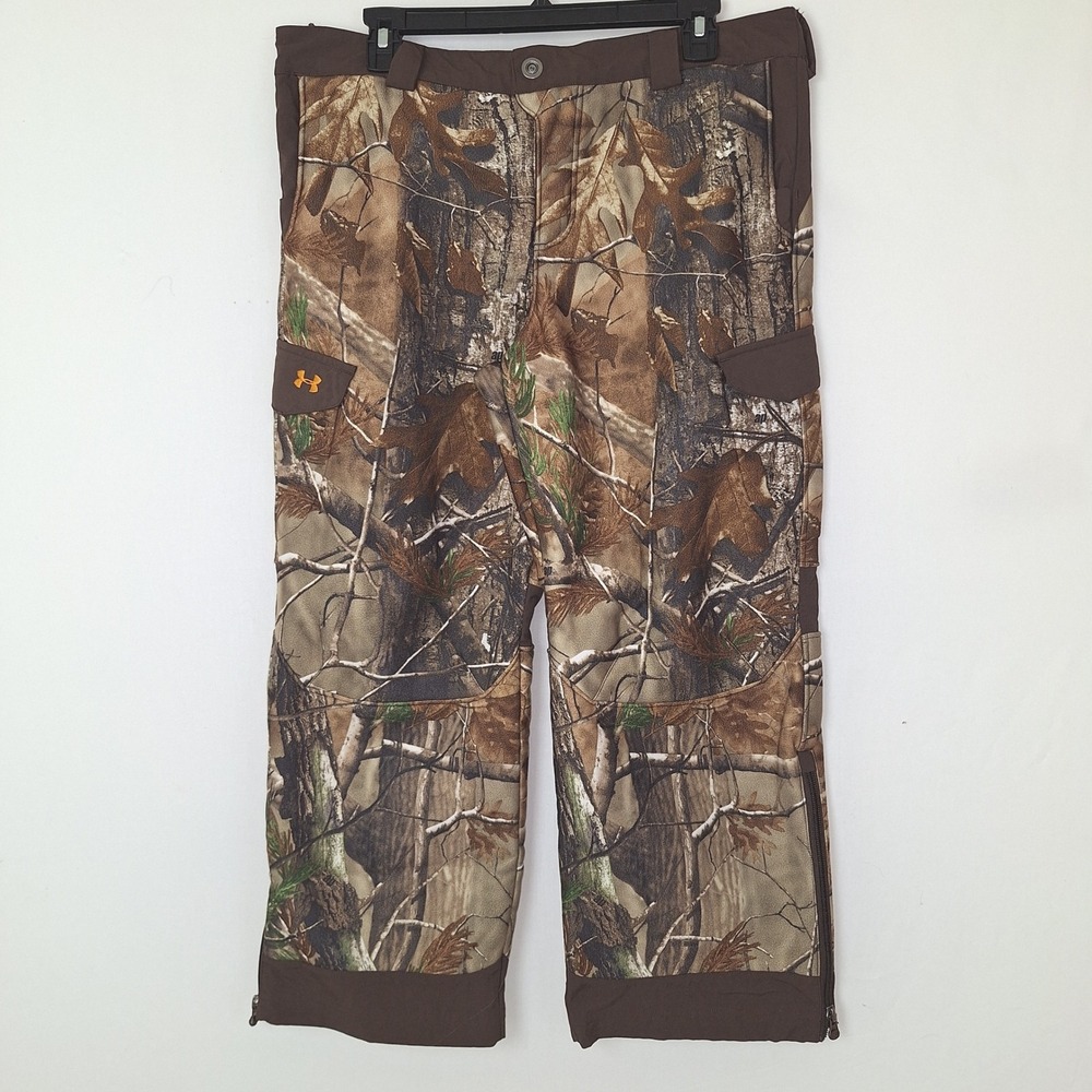 Y2K Minimalist Camo Hunting Outdoor Gorpcore Under Armour YXL Realtree Cargo